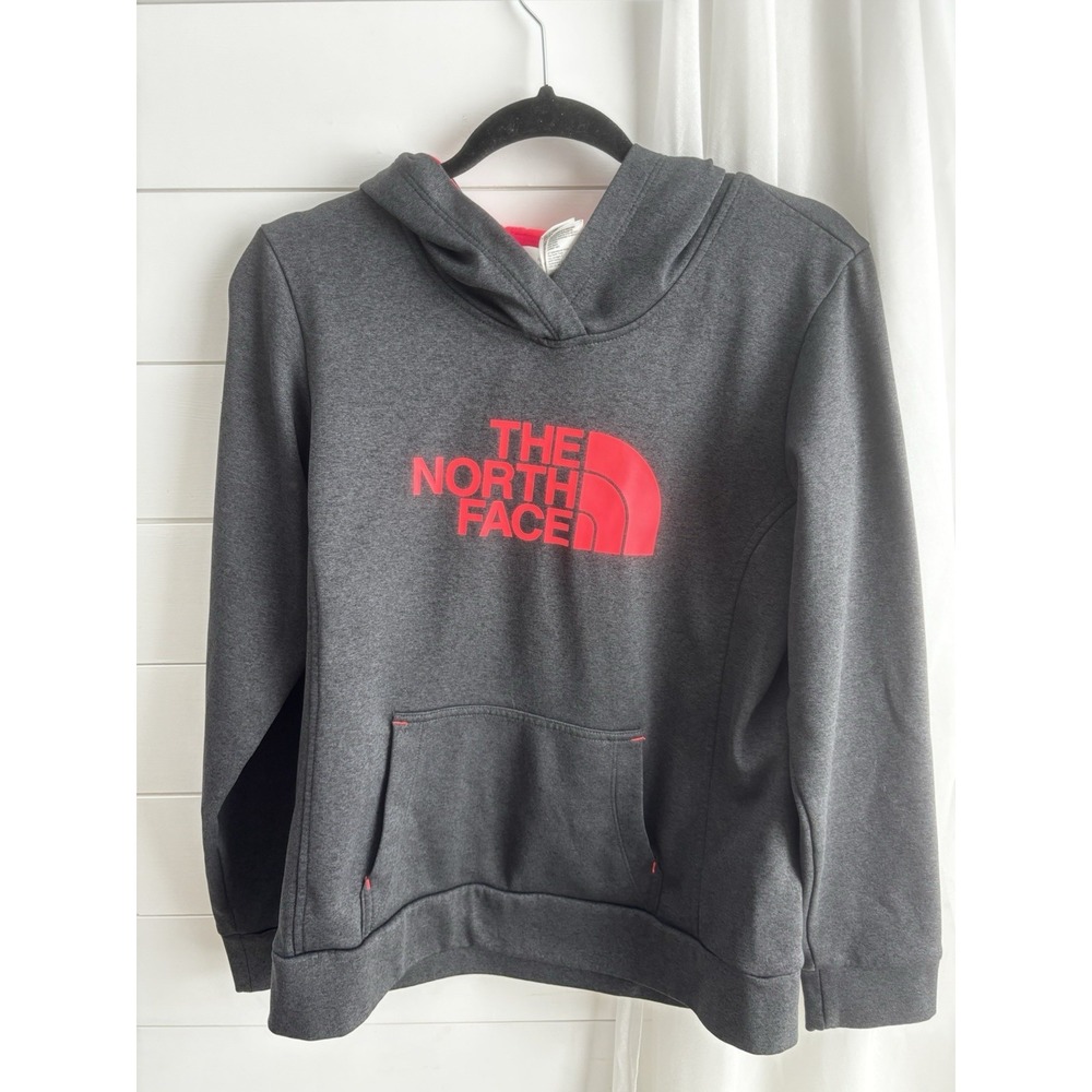 The North Face Women's Hoodie size M‎ Gray/Hot Pink 0474